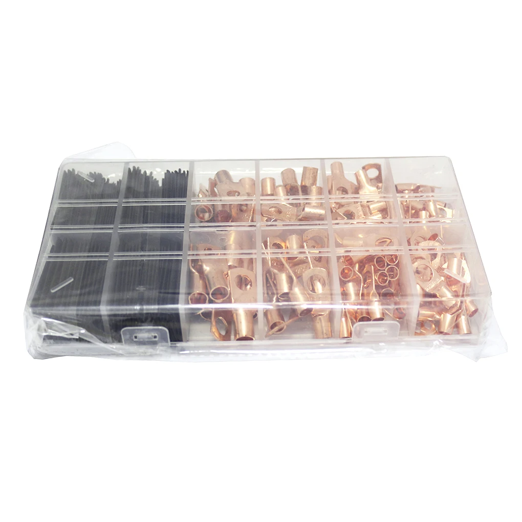 

260pcs Professional Good Sealing Plug Spring Terminal Set Cable Lugs