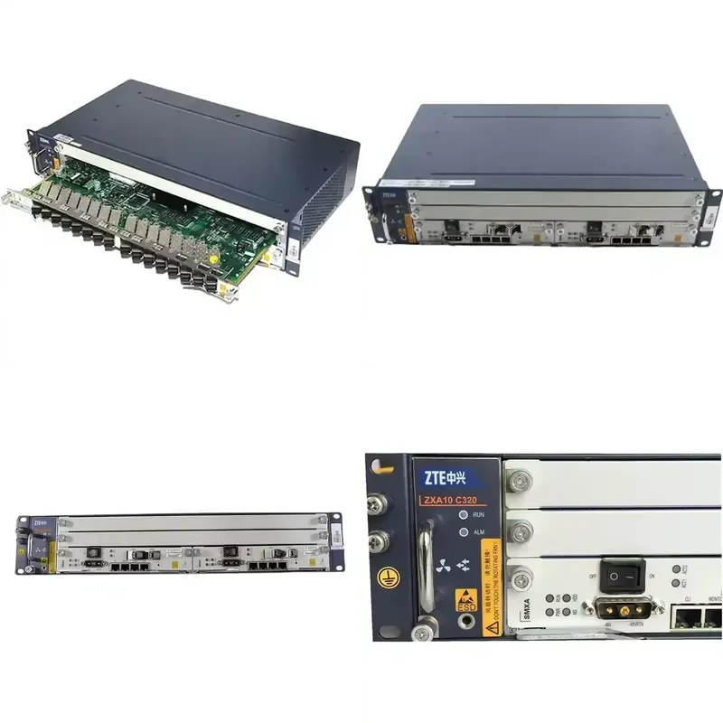 Фото Высококачественный OLT Dasan C320 с 8-32 портами PON, шасси 2U, поддержка L2/L3, 10G Uplink для FTTH №1