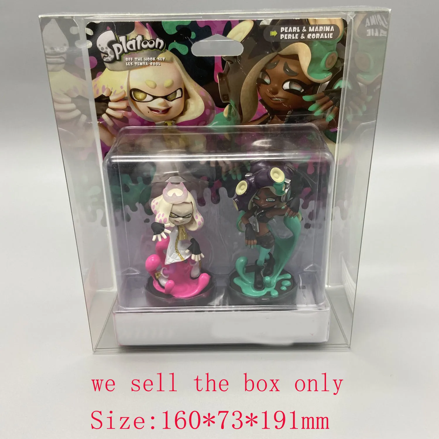 Прозрачная защитная коробка для Amiibo Splatoon 2 с крючком/Octolings