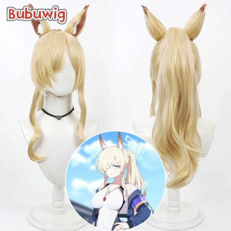 Синтетические волосы Bubuwig ‌ Ogata Kanna Косплей Парики Синий Архив 60 см Длинные