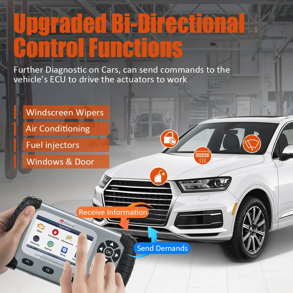 Vident IAuto702Pro MAX Полная система автомобильных диагностических инструментов