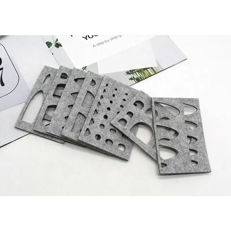 

8 шт. форма для валяния из шерсти и войлока, трафарет для рукоделия, аппликация, форма для рукоделия, аксессуары для шитья, Прямая поставка