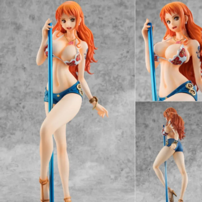 Аниме One Piece POP Nami полюсная танцевальная купальная одежда стоящая фигурка позиции