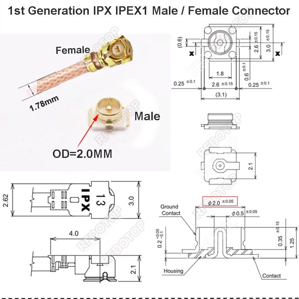 1 шт. SMA гнездо на 3 × u.FL/MHF/IPX/IPEX-1 гнездовой разъем RG178 удлинитель кабеля косичка Wi-Fi