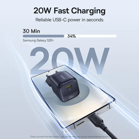 Портативное зарядное устройство Baseus 20W с быстрой зарядкой для iPhone — внешний вид товара