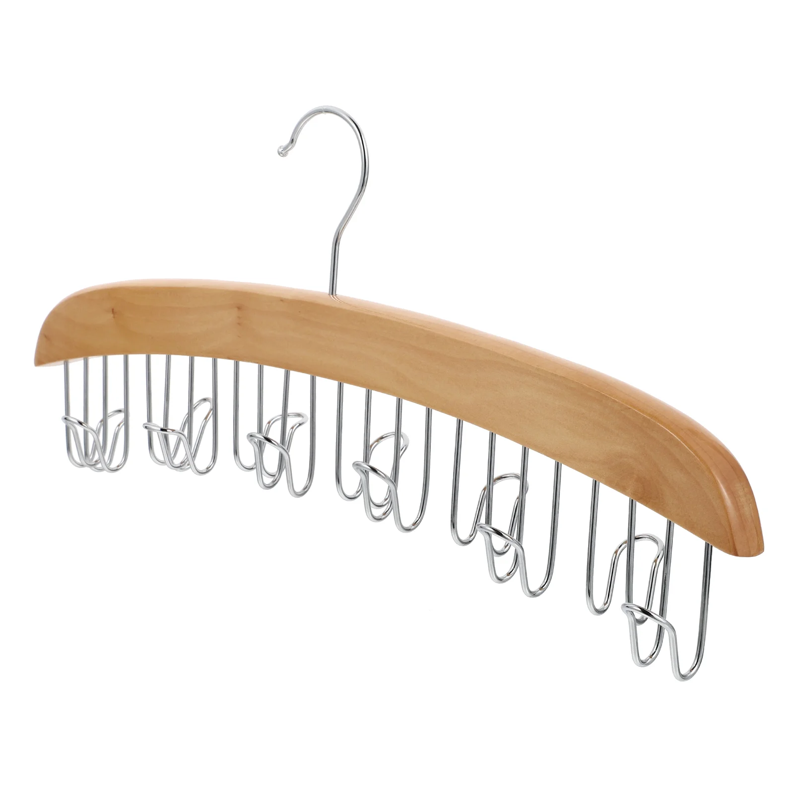 

Tie Hanger Hangers Closet Belt Rack Wooden Wood Holderorganizer Racks Drying Storage Organiser Space Belts Hook Ties Trouser