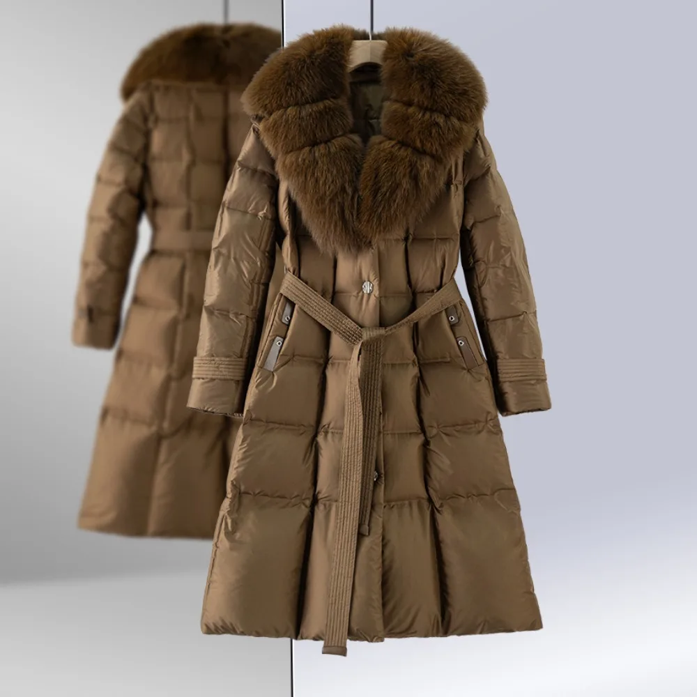 Женская шуба из натурального меха