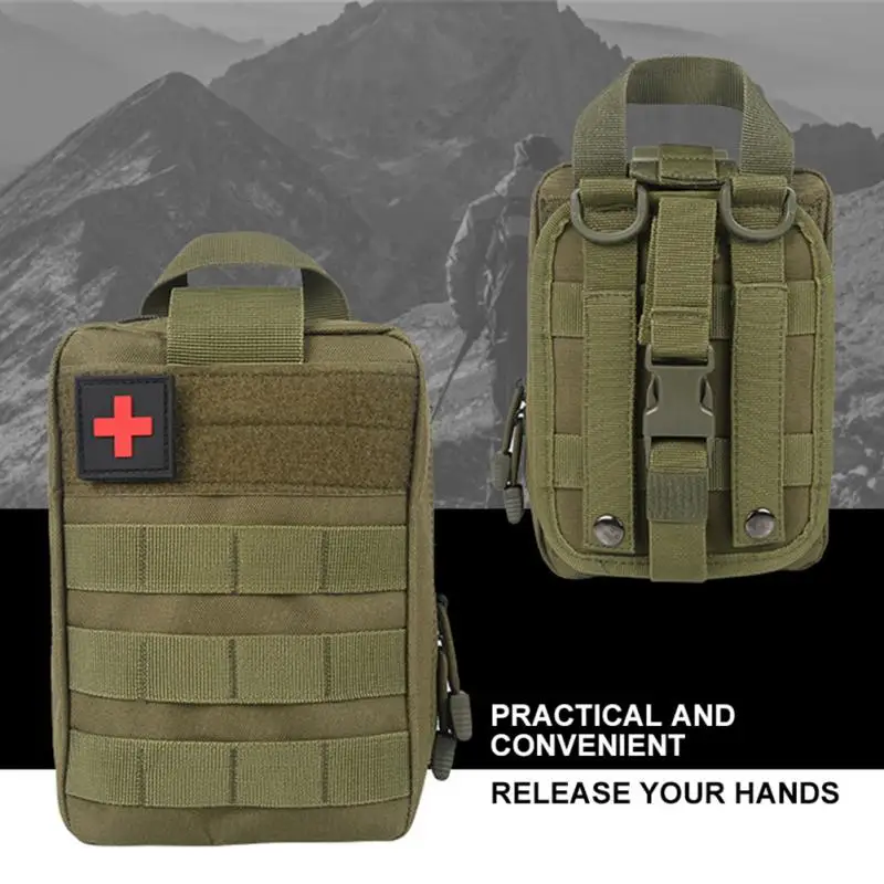 

Тактические наборы первой помощи, медицинская сумка, аварийная уличная армейская охотничья машина, аварийный инструмент для кемпинга и выживания, Военная Сумка Molle