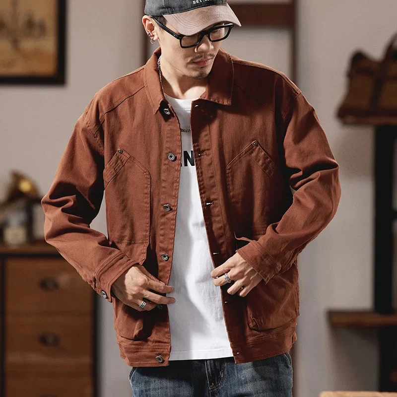 Винтажная сверхпрочная охотничья куртка в американском стиле мужская осенняя