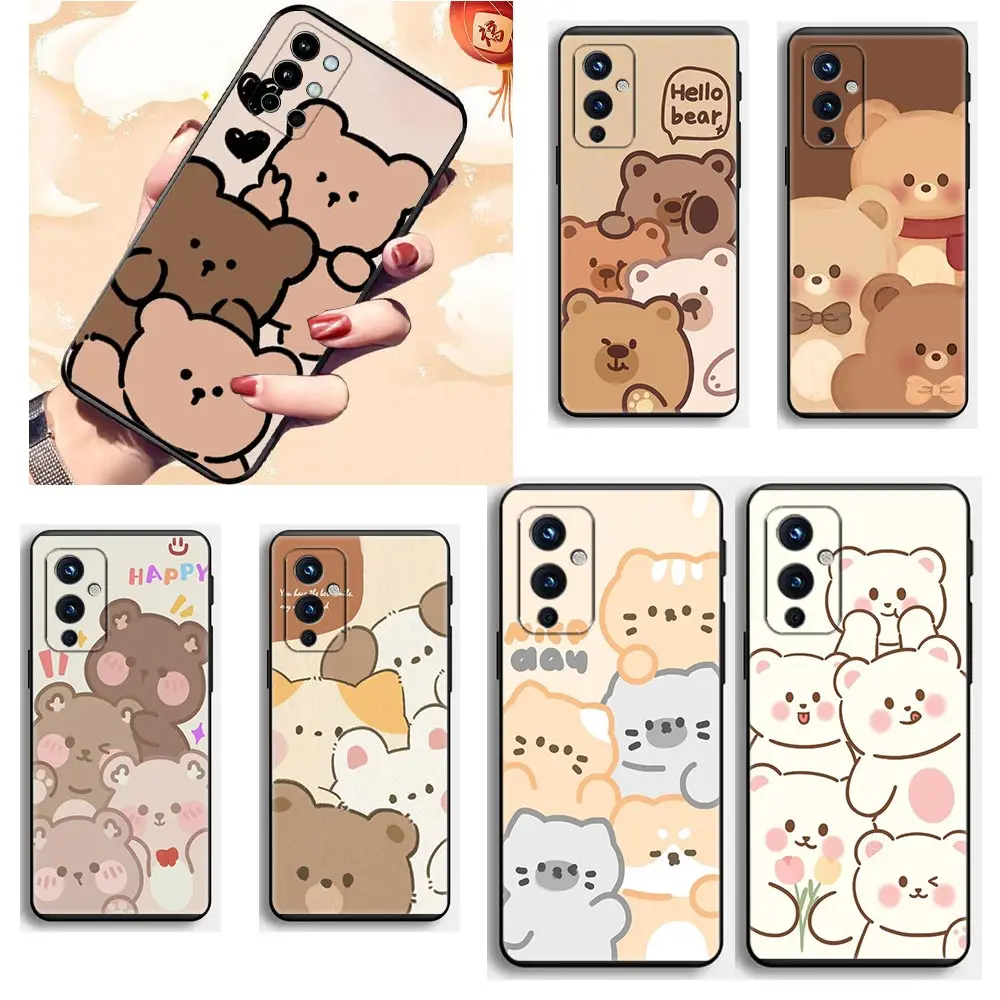 

Cute Panda Tiger Cat Phone Funda Coque Case For Oneplus 11 10 9 8 8T 7 7T 6 6T 5 ACE 2V NORD N10 CE 2 Lite 5G Pro Case Shell