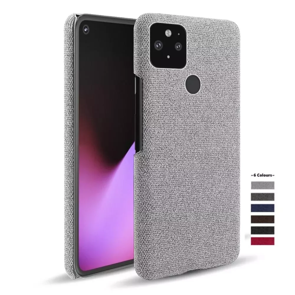 

New Fashion for Pixel 5 5a 5g Pixel 4a 4 4XL 6 6A 6por 3A 3XL XL 2 3 Fabric Antiskid Case Cloth Texture Fit Cover