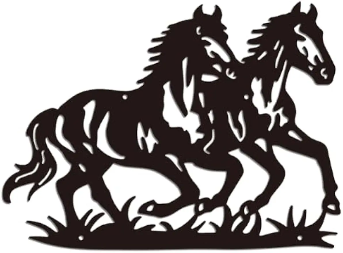 

Металлическая статуя лошади