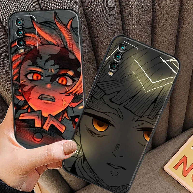 

Demon Slayer Anime Phone Cases For Xiaomi Redmi 7 7A 9 9A 9T 8A 8 2021 7 8 Pro Note 8 9 Note 9T Cases Funda Back Cover Coque
