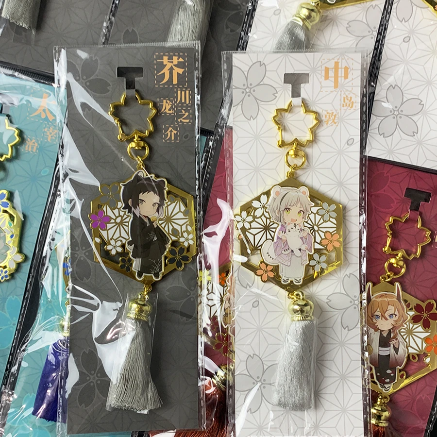 Аниме Bungo Stray Dogs Ryunosuke Akutagawa Nakajima Atsushi аксессуары для косплея металлический кулон