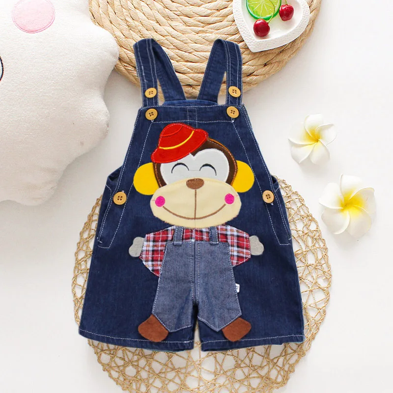 

IENENS Kids Baby Boys Clothes Pants Denim Shorts Jeans Overalls Toddler Infant Girls Jumper Playsuit Clothing Short Trousers