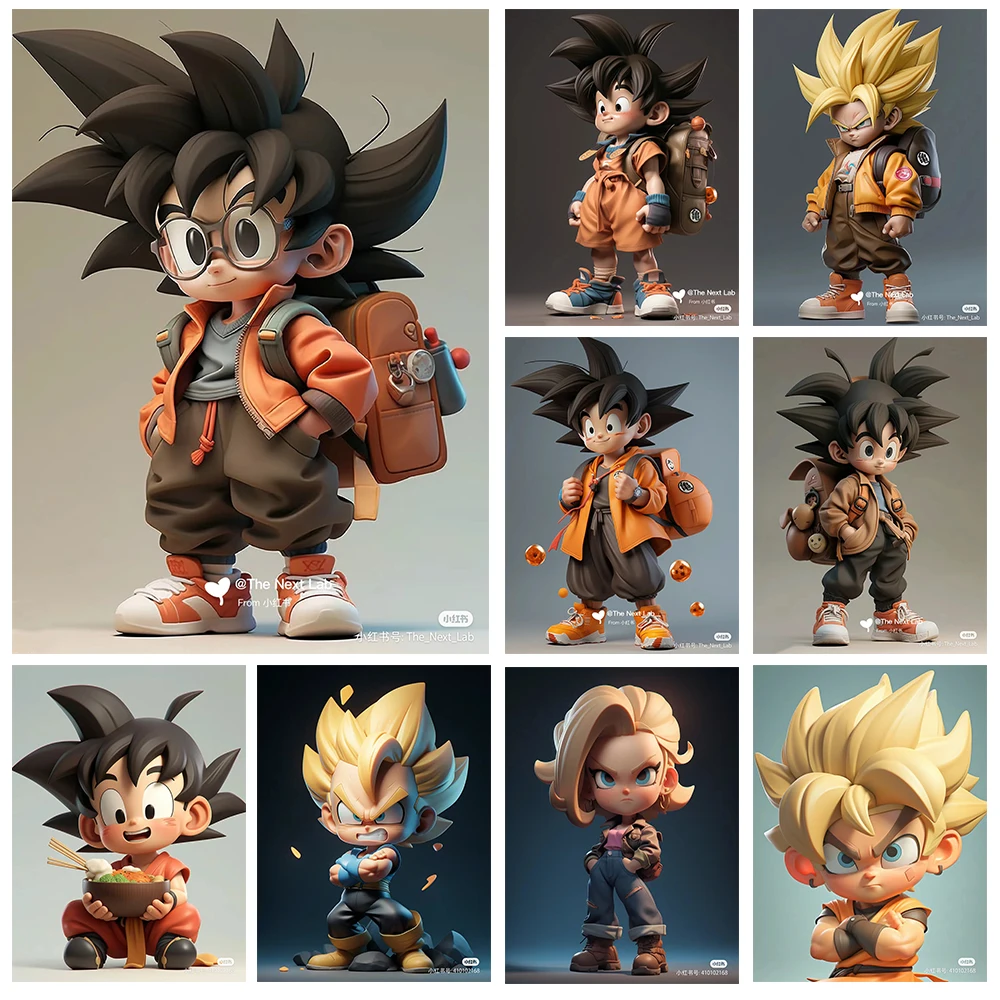 Набор алмазной живописи: Аниме Тема Сунь Укун 5D Искусство своими руками с