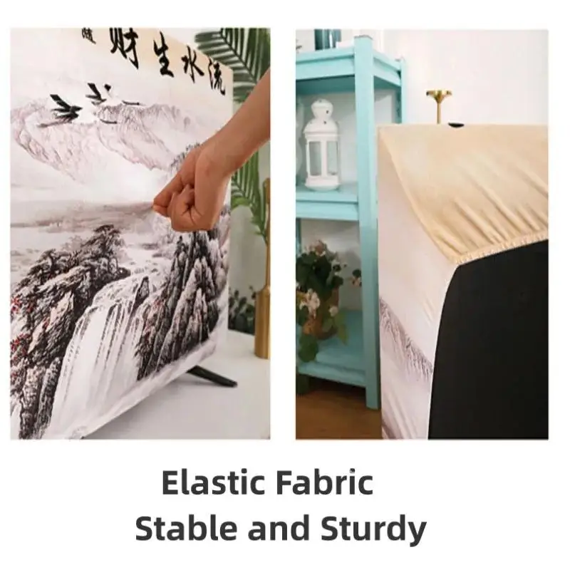 Пылезащитный чехол для телевизора GoodTop эластичный все включено 55 дюймов 65