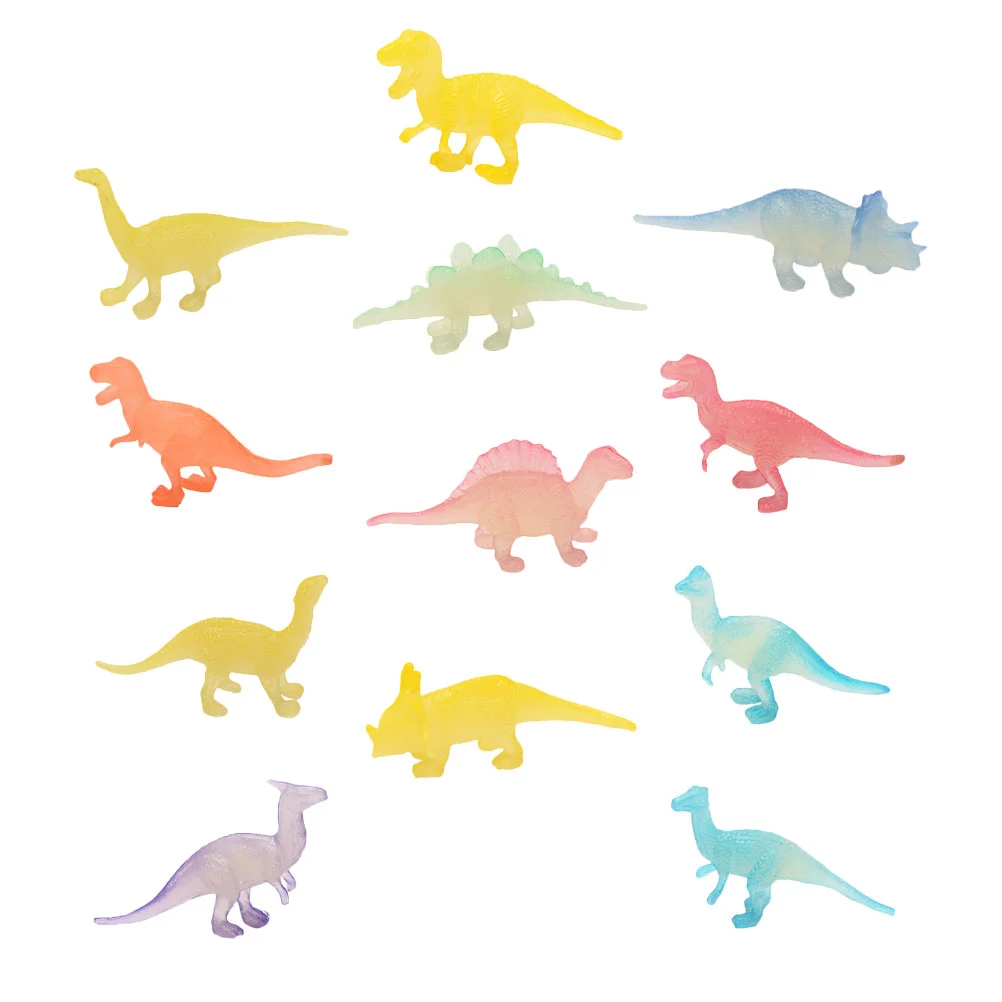 

12PCS Model Toys Noctilucent Toys Playthings Glowing Toys Funny Model for