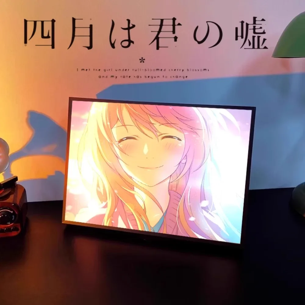 Ваша ложь в апреле аниме периферийные устройства мультяшный светодиодный