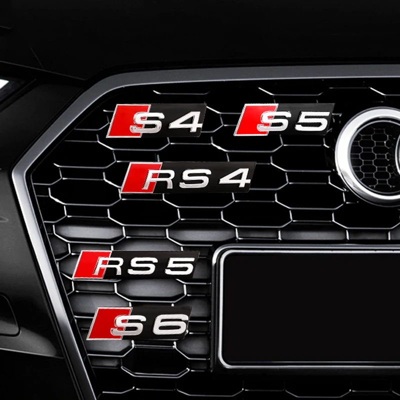 

Suitable for Audi A3 A4 A5 A6 A7 S3 S4 S5 S6 S7 S8 RS3 RS4 RS5 RS6 RS7 RS8 SQ3 SQ5 SQ7 S line modified car emblem car front gril