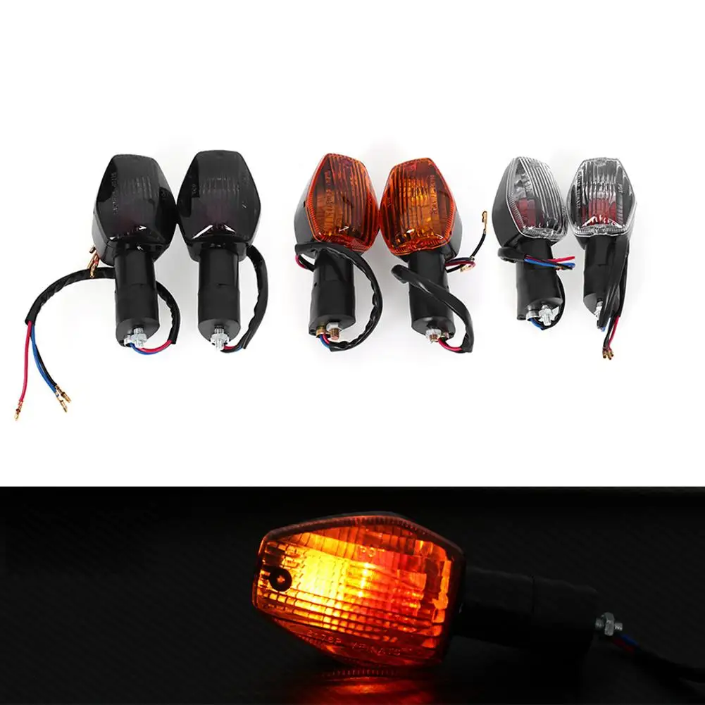 

1 Pair Universal LED Motorcycle Turn Signal Light 12v Waterproof Amber Flasher Indicator Blinker Rear Lights Lamp Accessories