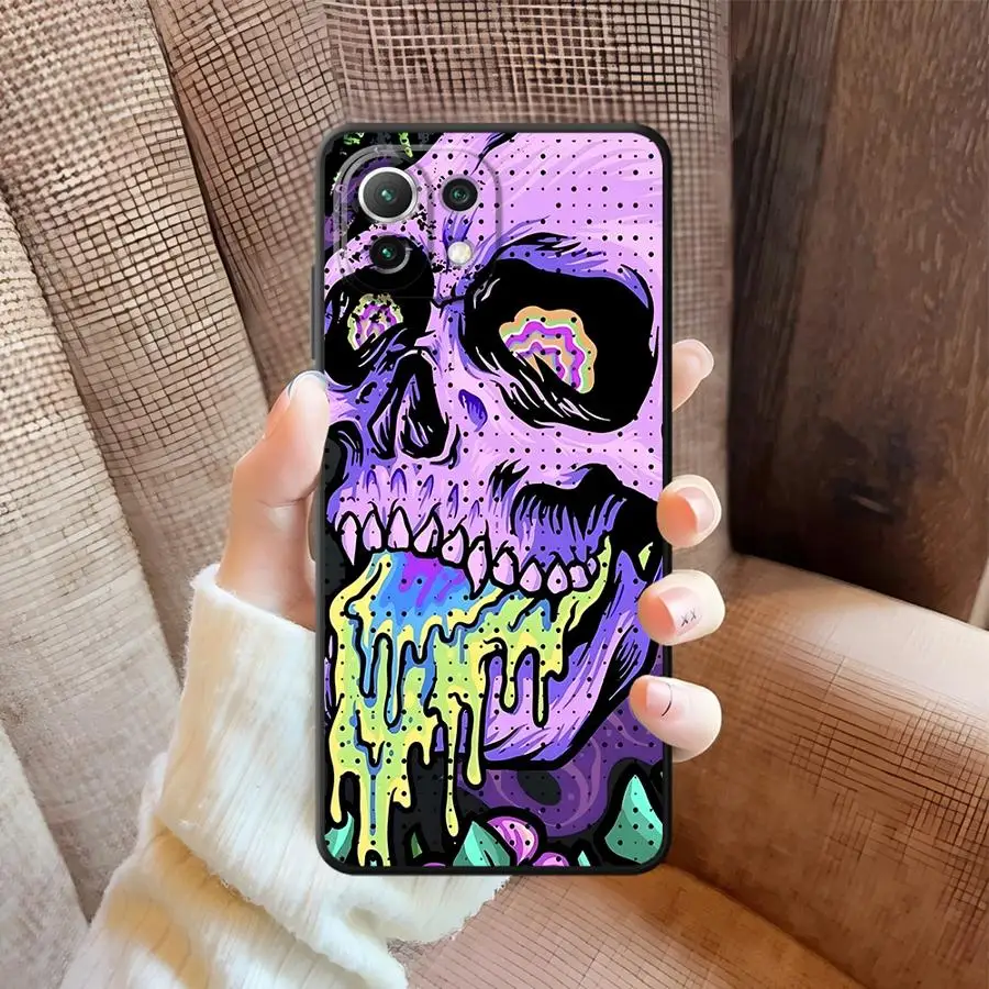 Фото Чехол для телефона Gluo Skull для Xiaomi Mi 17 Pro Max 10T 17T 14 12 11T 13 Lite 11 15T 12X 12T №5