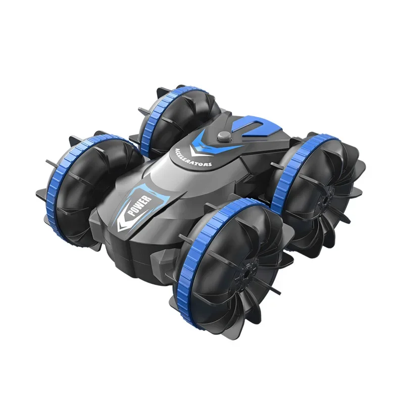 Автомобиль-амфибия для трюков с дистанционным управлением 4WD двухсторонняя