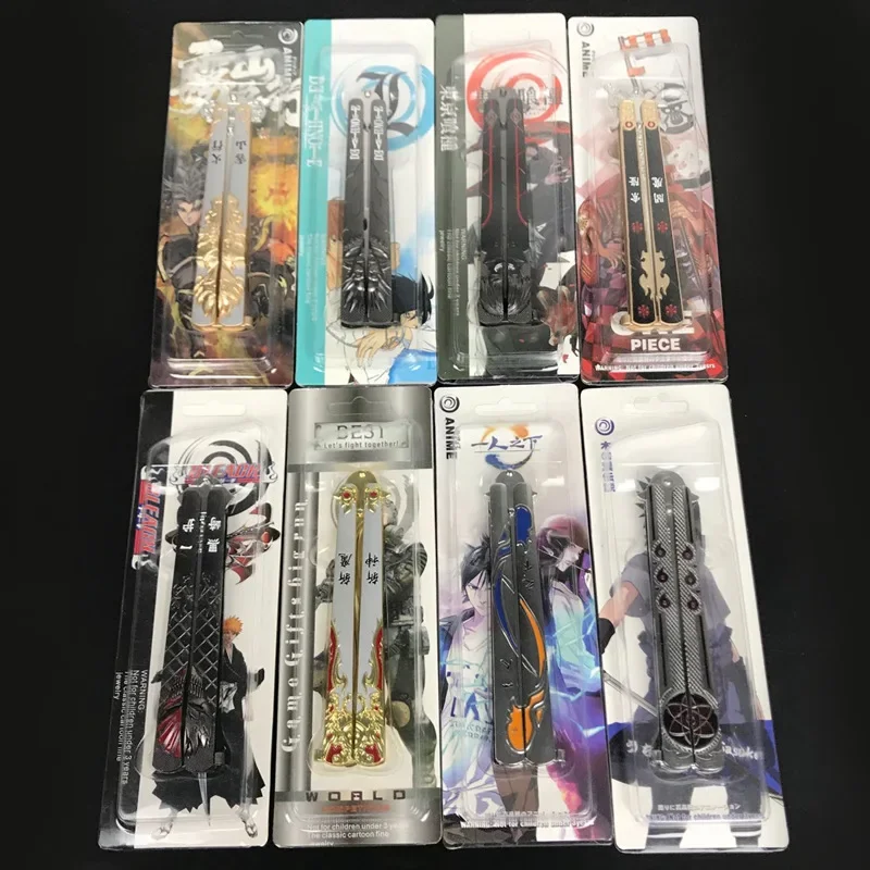 Новая анимационная игра Genshin Impact нож-бабочка игрушка необработанное