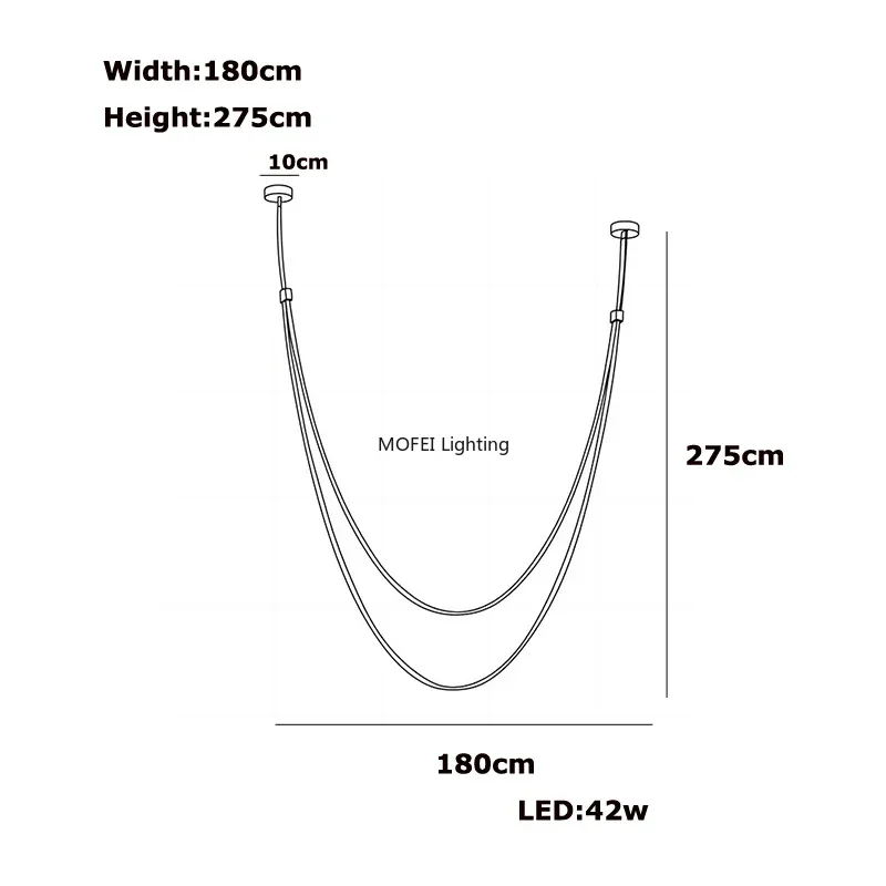 

Люстра JIANKEXING, коричневая, кожа, металл, LED