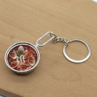 keychain pendant creative exquisite play house miniature model dollhouse accessories pretend food play simulated food