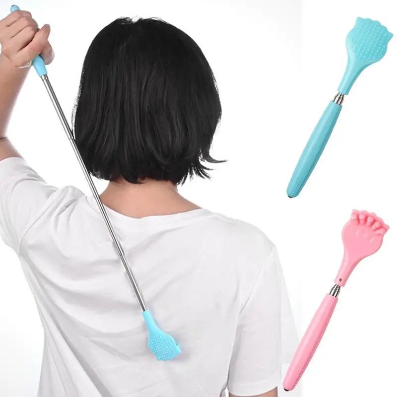 

Телескопическая чесалка для спины, ручной массажер для спины, грабли для когтей, инструмент для тела для женщин, мужчин, детей