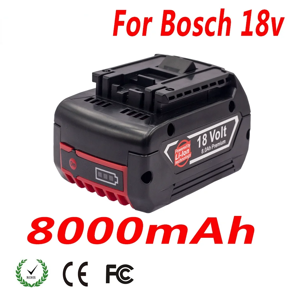 

Аккумулятор для электроинструмента Bosch, 18 в, 8 Ач, совместим с BAT609, 610, 618619