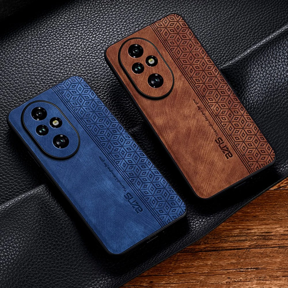 Чехол с тиснением для Honor 200 Pro Cover Ретро кожаный противоударный чехол 50 60 70 90 100 SE Lite