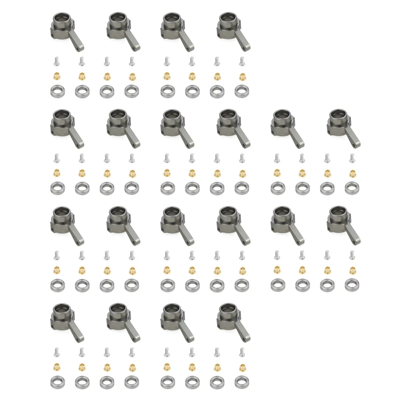 

Комплект металлических поворотных чашек для руля, комплект из 10 деталей для радиоуправляемых автомобилей WPL C14 C24 C34 C44 B14 B1 B16 B24 B36 MN D90 D91 MN99S