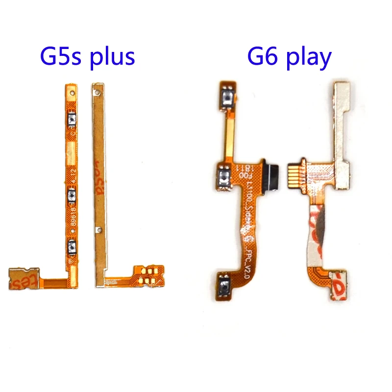 

100% Tested For motorola Moto G5S PLUS / G6 Play Power On/Off Key + Volume Side Button Flex Cable Replacement parts