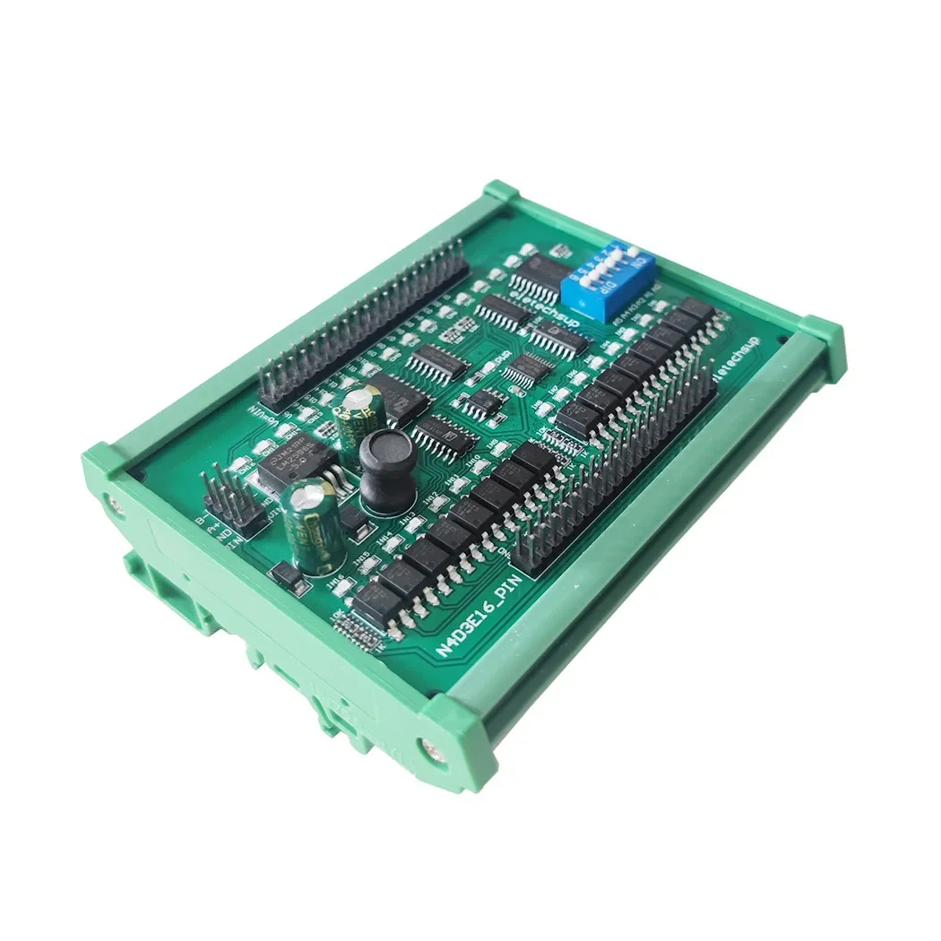 RS485 Modbus RTU Плата удаленного ввода-вывода постоянного тока 9 В 12 24 16DI-16DO N4D3E16