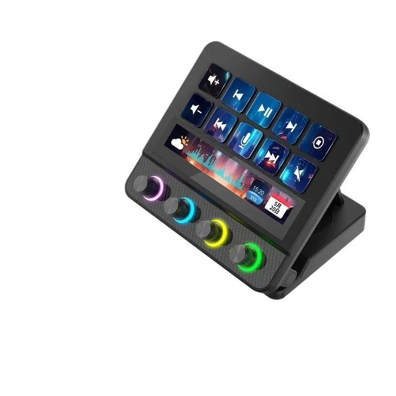 Фото Профессиональный настольный контроллер StreamDeck: визуальная консоль, настраиваемая клавиатура для ПК №1