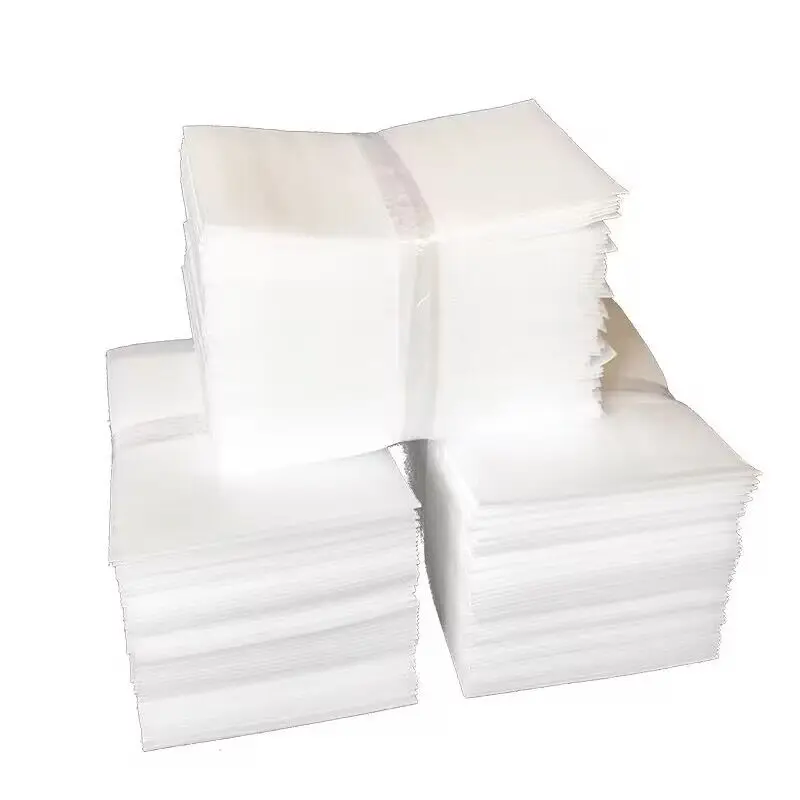 

White PEP Packaging Bags Pearl Cotton Padded Ship Pouches Shockproof Package Material Polyethylene Foamed Bags