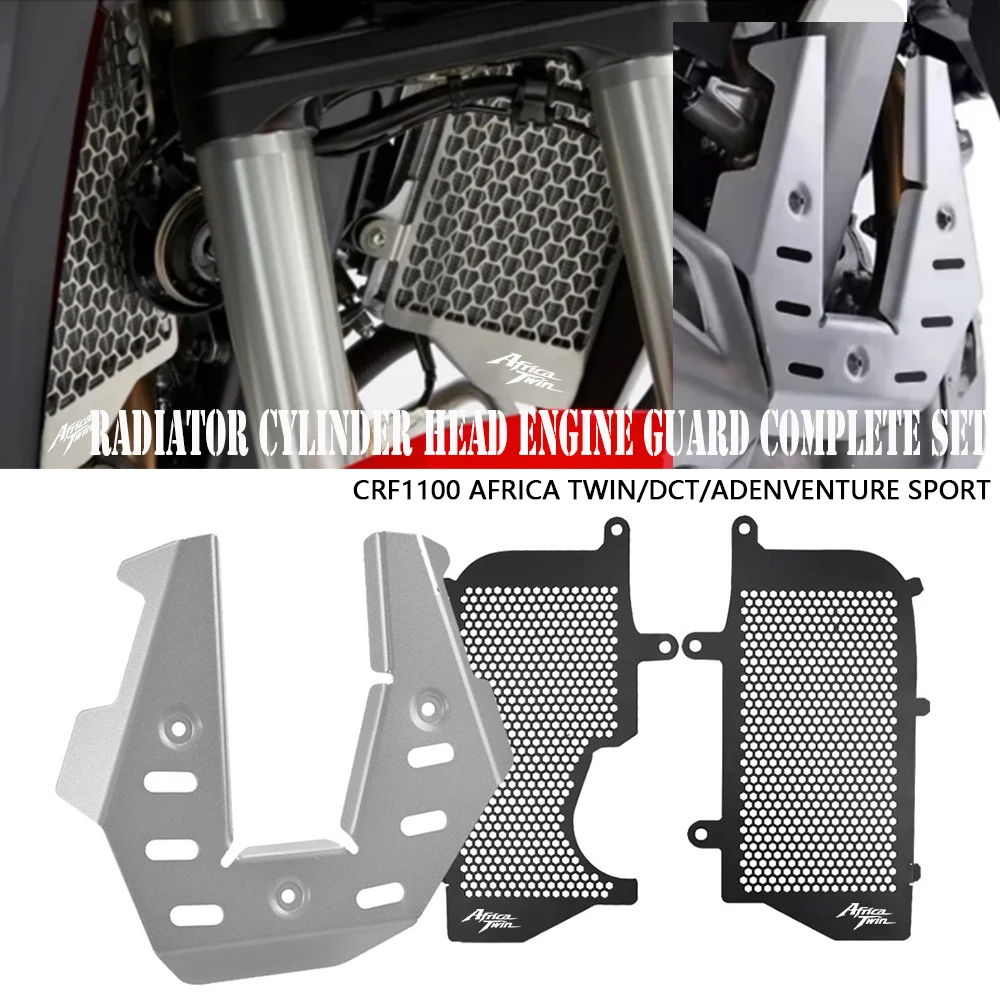 

Motor For Honda CRF1100L Africa Twin DCT CRF 1100 L Adventure ADV Sports 2023 Radiator Grille Guard Cylinder Head Engine Guard