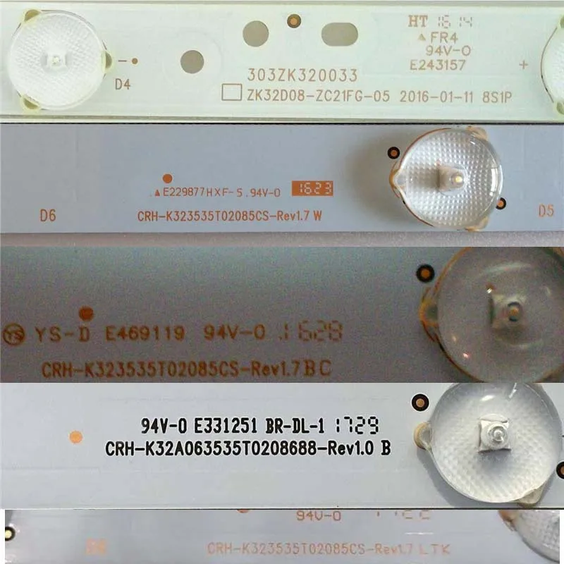 Задняя панель для телевизора фотовспышка заднего света модель 8S1P PN:303ZK32003 3 задних