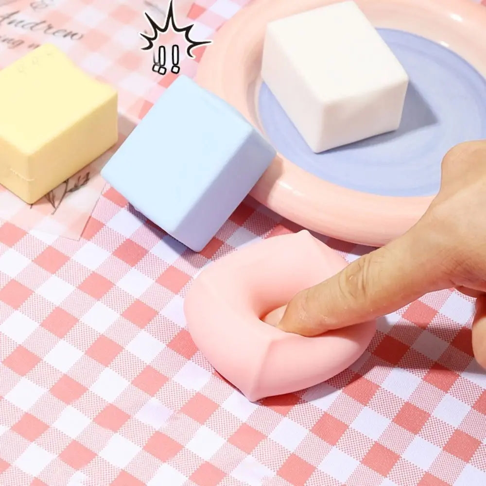 1 шт. супермягкая игрушка-антистресс тофу из термопластичной резины