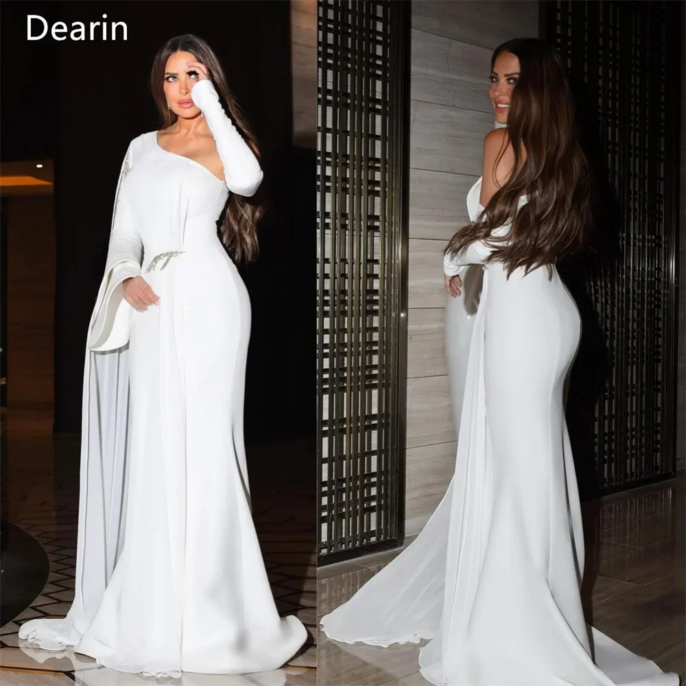 Вечернее платье по индивидуальному заказу дерианское русалки на одно плечо