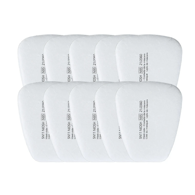 100PCS 5N11 Respirator Filter - Particulate Cotton For 6200 6502 7502 6800 Series Mask