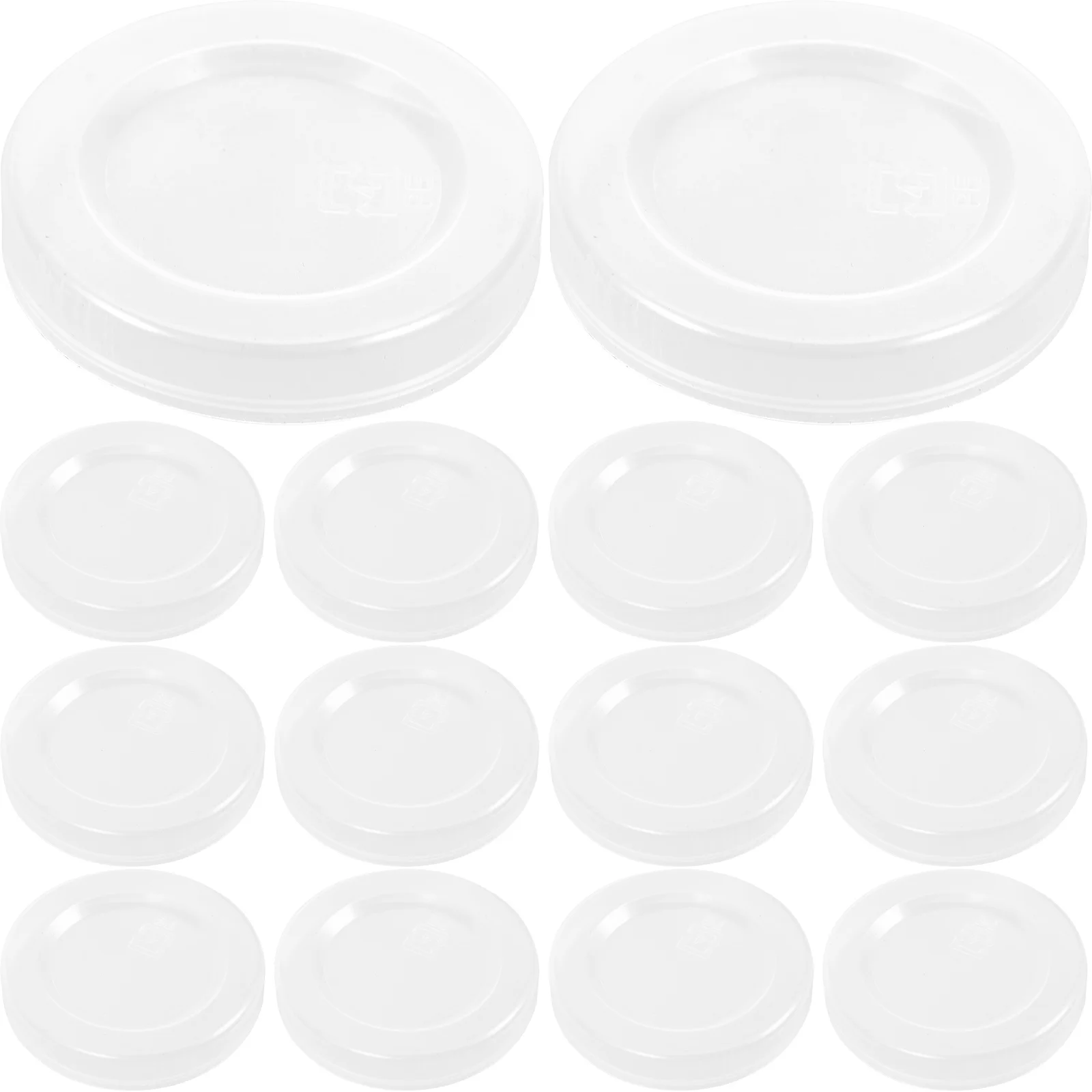 

Lids Yogurt Lid Caps Jar Bottle Replacement Jars Empty Beverage Storage Canning Food Clear Bottles