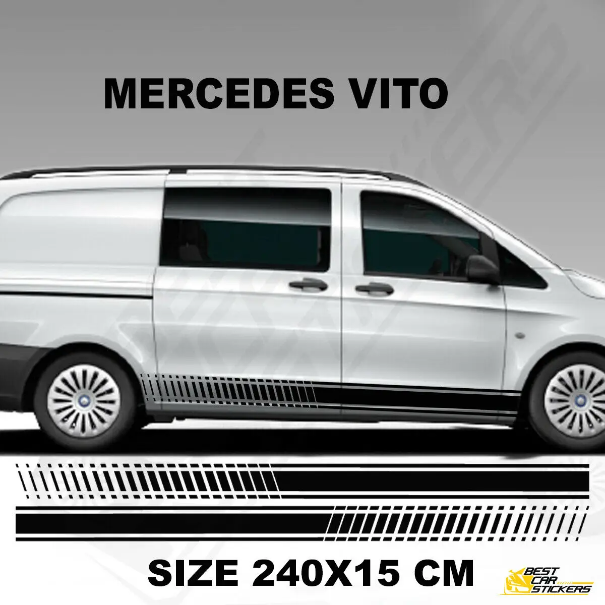 

Side Racing Stripes Car Vehicle Graphics Stickers Vinyl Made In UK