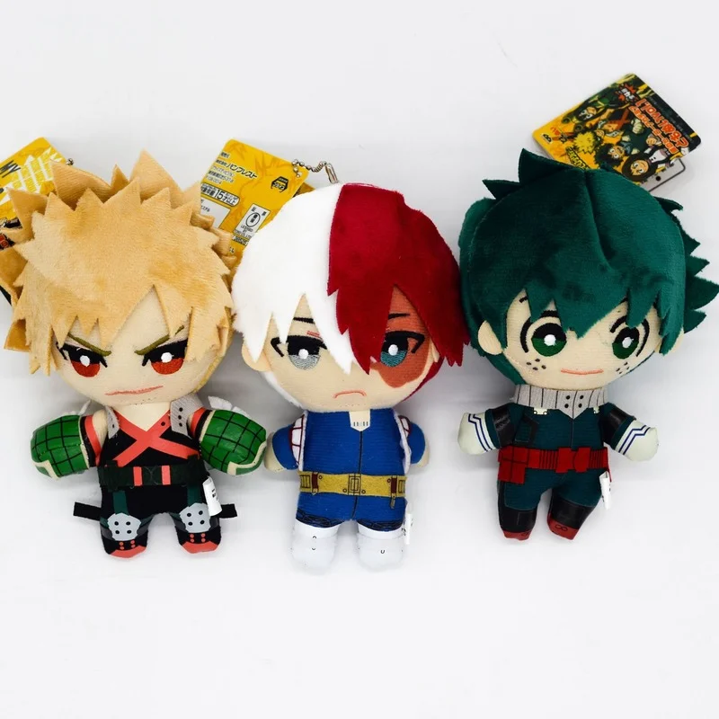 

Милая плюшевая кукла моя геройская Академия Izuku мидория Katsuki Bakugou Shouto Todoroki Мультяшные аниме плюшевые игрушки подарки для детей 16 см