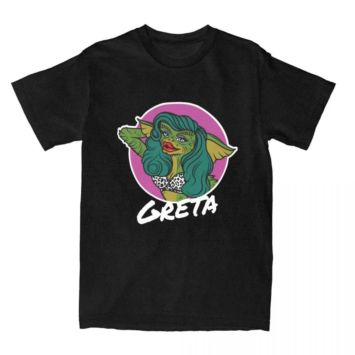 Greta Gremlin Dragqueen Horror Movie Men T Shirt Awesome Tees Short Sleeve Crew Neck T-Shirt Pure Cotton Gift Idea Clothing