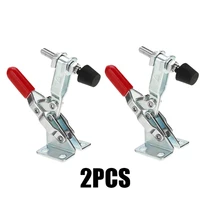 2pcs gh 101a quick release toggle clamps 50kg 110lbs vertical horizontal clamp woodworking fixing clip carpentry tools