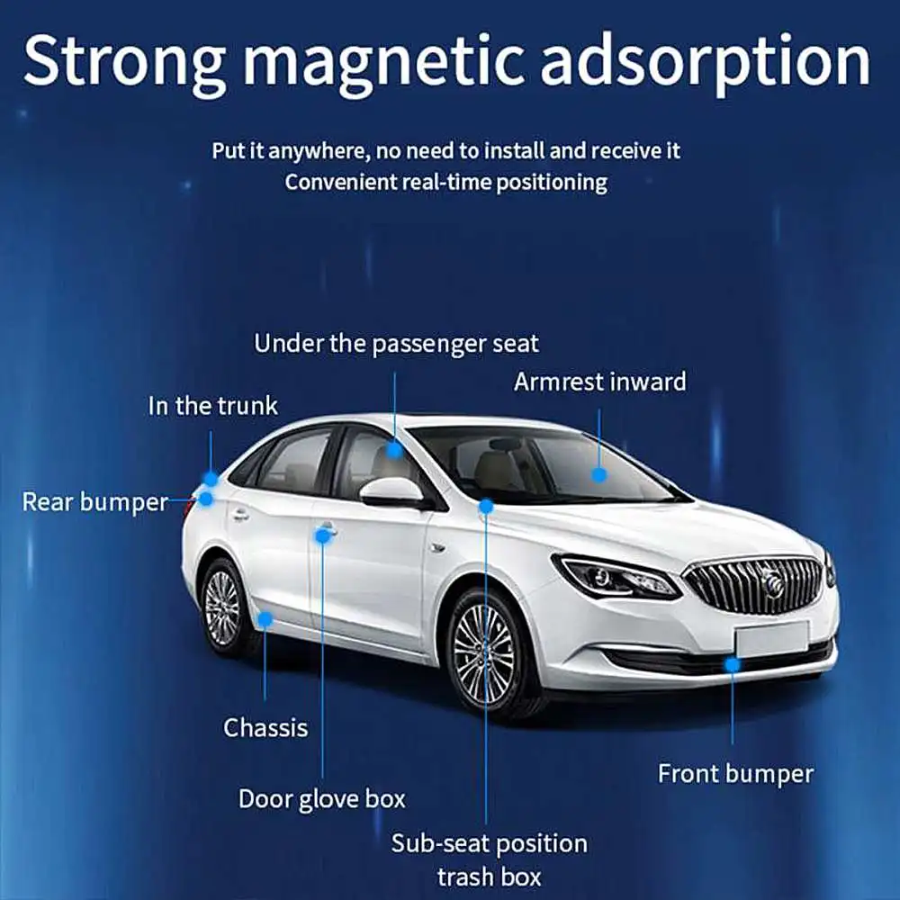 Автомобильный GPS-трекер GF22 Сильный магнитный аварийный локатор с Wi-Fi устройство