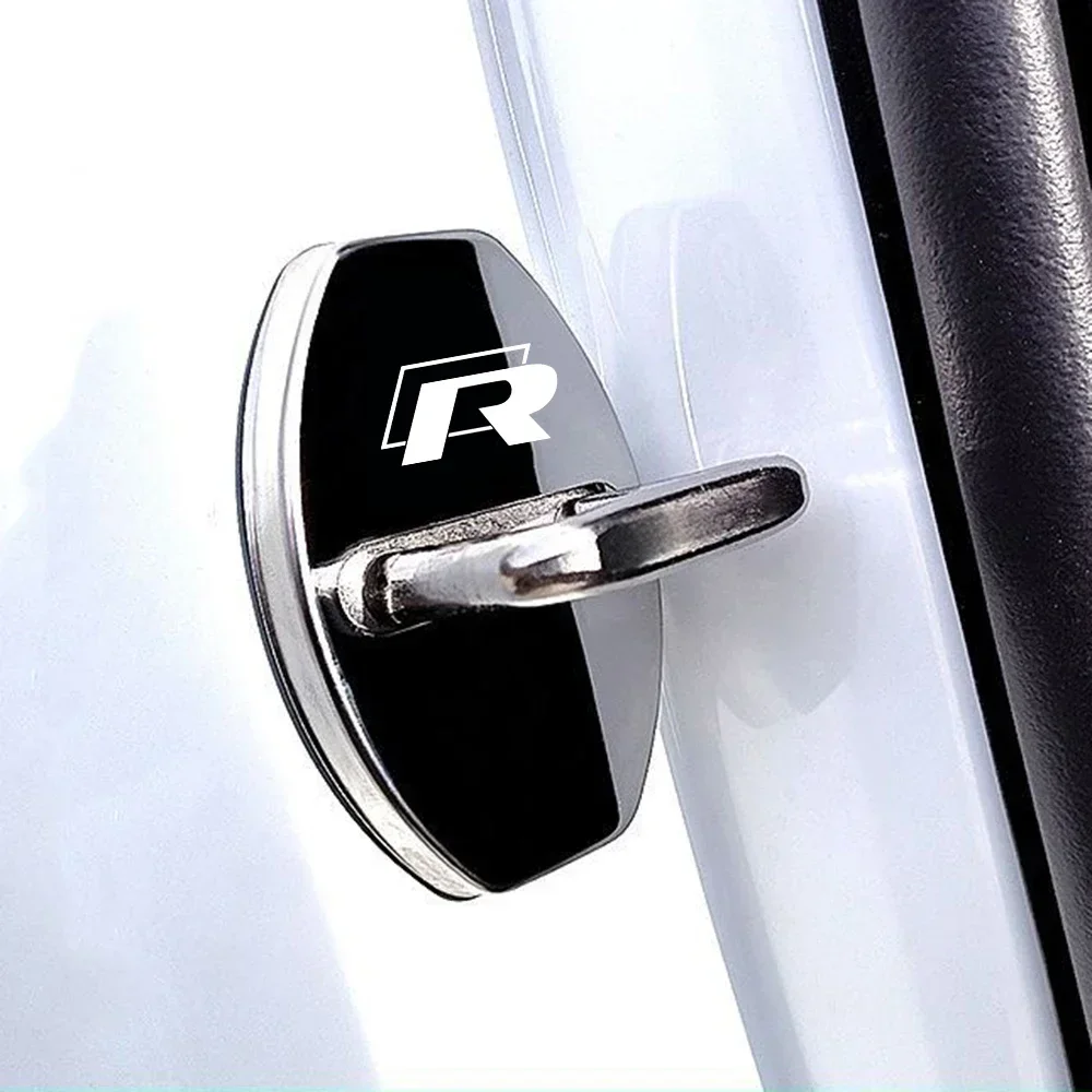 4 шт. автомобильные логотипы для VW R Volkswagen Polo Tiguan TOURAN CADDY PASSAT TIGUAN